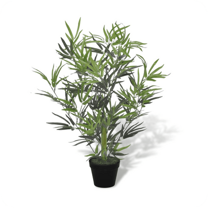 Realistic Japanese bamboo potted plant for creating a calming, natural atmosphere