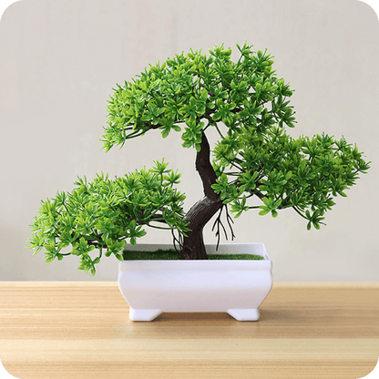 Bonsai Tree in Decorative Pot - Artificial Lifelike Design