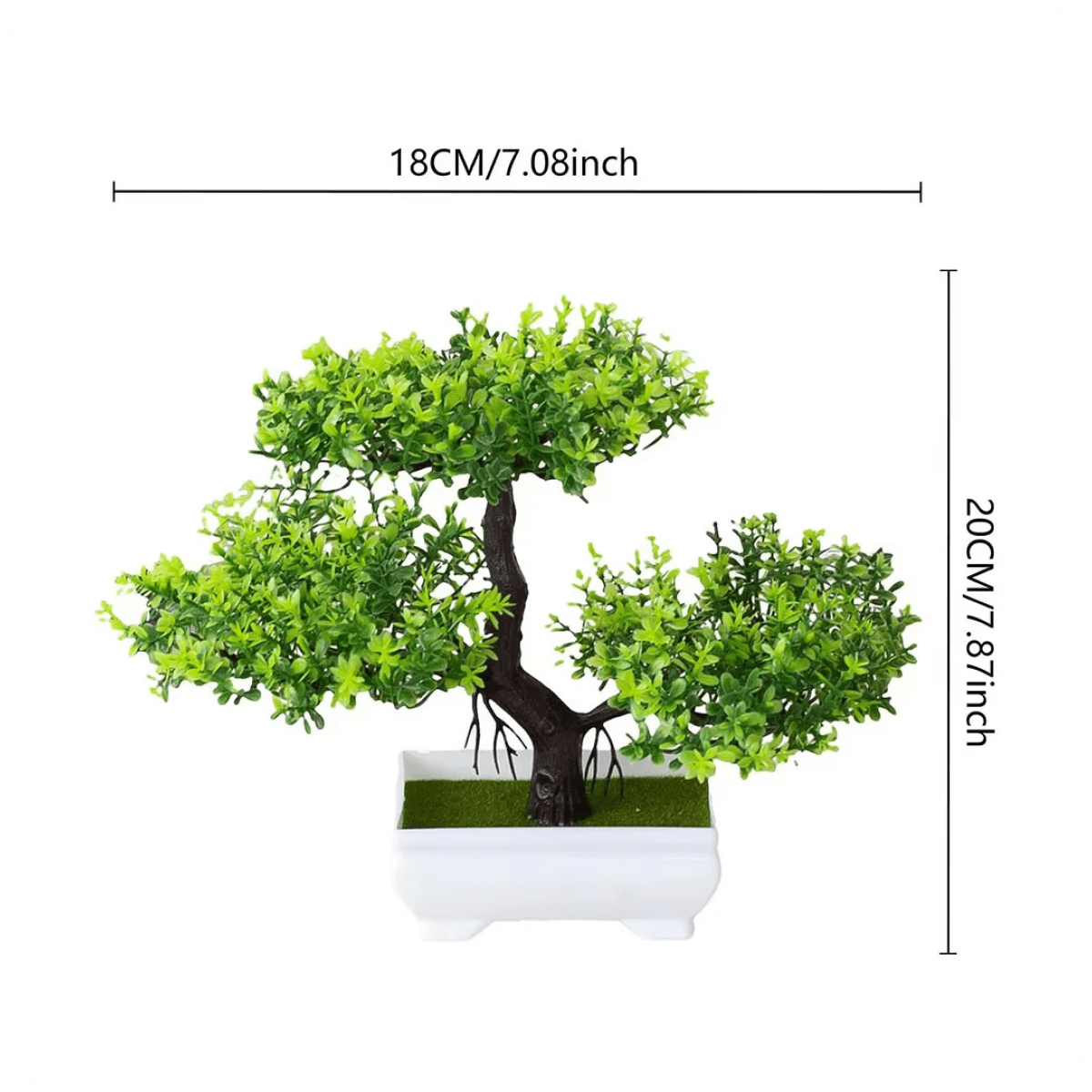 Bonsai tree with realistic detailing for a tranquil home accent